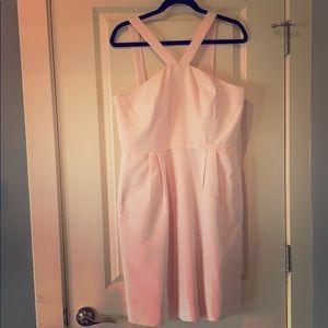 J Crew Pink Halter Dress with pockets (never worn)